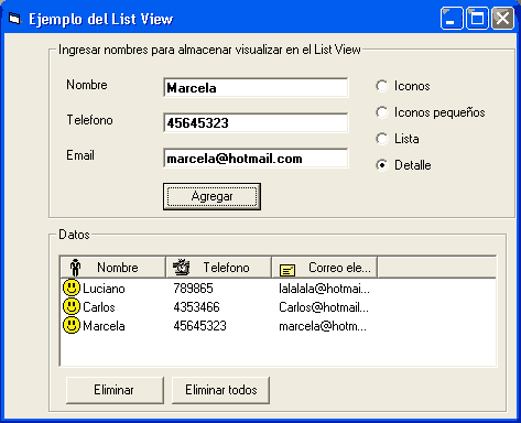 LIST BOX EN VISUAL BASIC list box en visual basic: