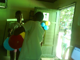 festejando el primer aniversario de los telecentros