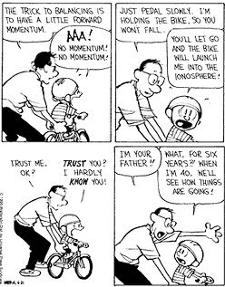 Calvin Hobbes Bicycle