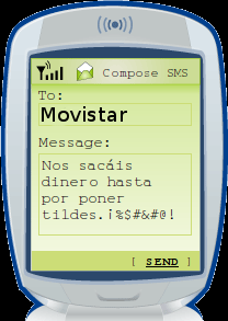 160 caracteres sms