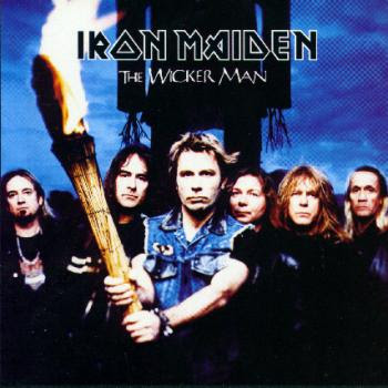 Portada Iron Maiden the wicker man