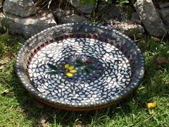 Mosaic Birdbath