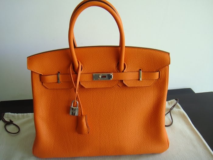FWRD Renew Hermes Calfskin Kelly Pochette Handbag in Yellow
