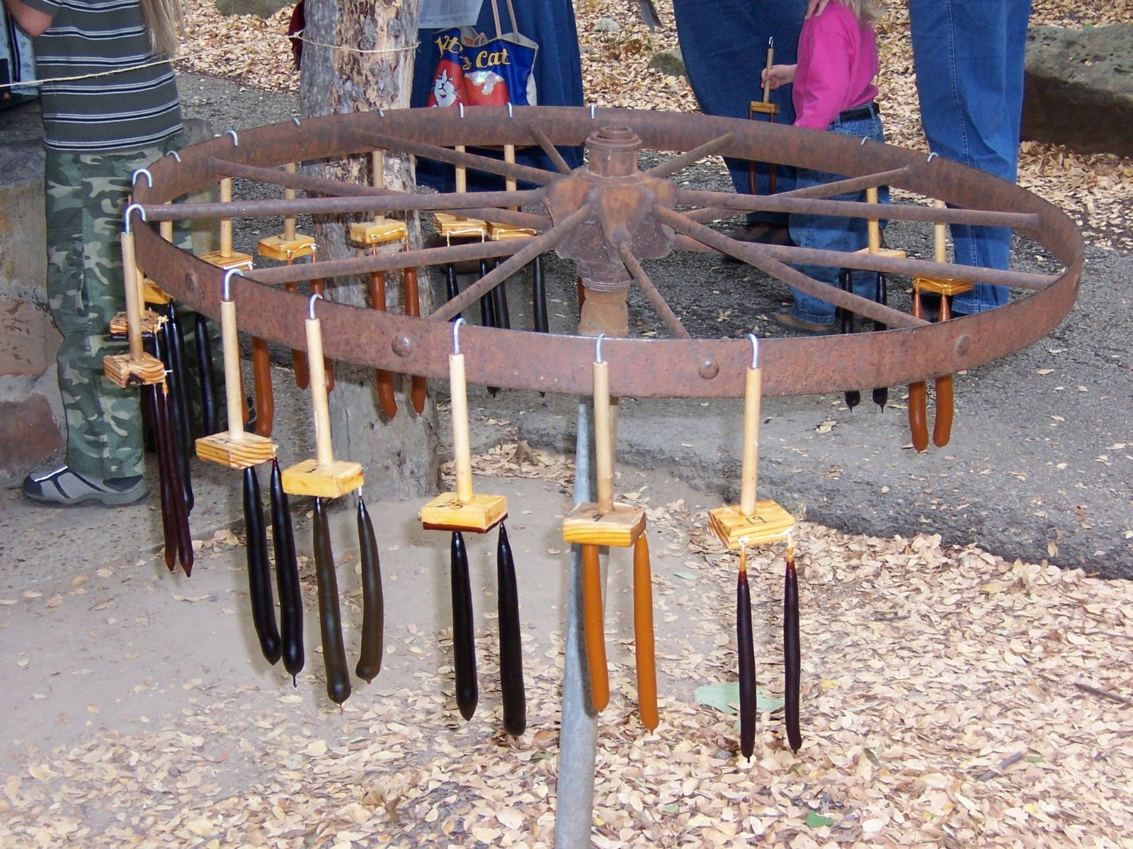 Blog Cabin Village It's time to dip candles!