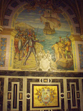 One of the 4 mosaic walls in Pizarro's chapel.