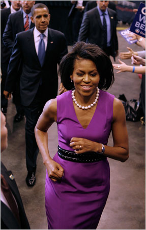 michelle obama cleavage