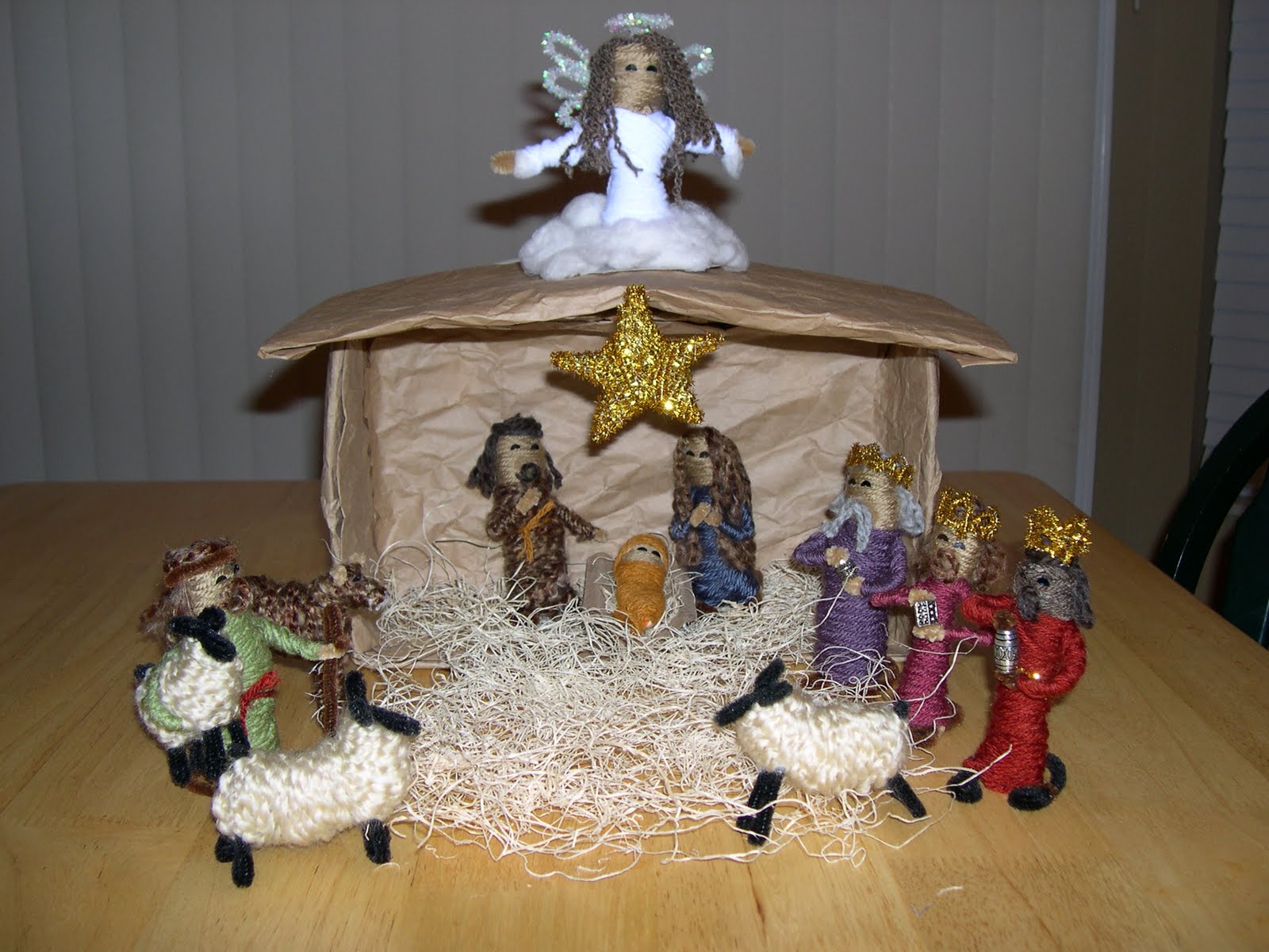 The Heart of Life's Melody Homemade Nativity