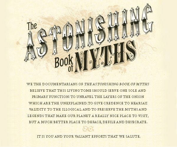The Astonishing Book Of Myths
