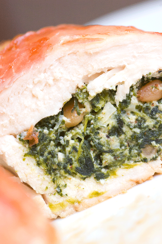 Florentine Prosciutto Wrapped Chicken