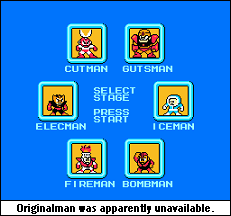 I'm surprised Wily isn't called Doctorman. Stage select.