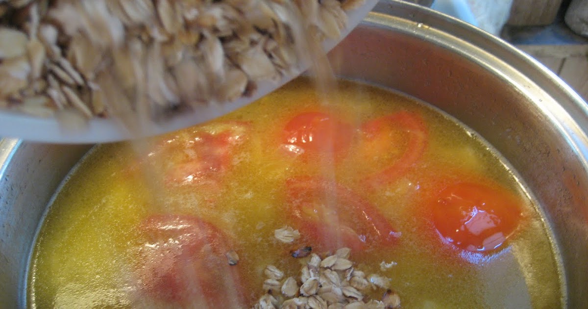 Mexican oatmeal soup