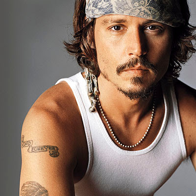 johnny depp tattoos. Johnny Depp Looking Sexy