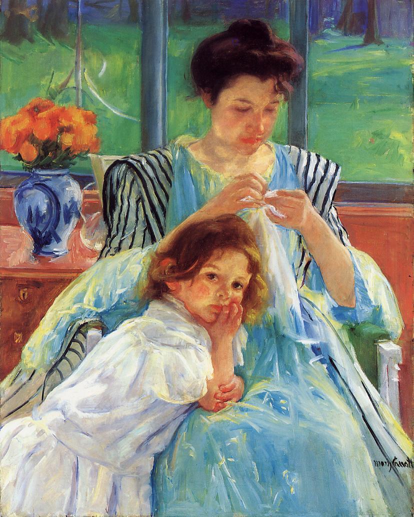 Mary Cassatt Young+Mother+1900