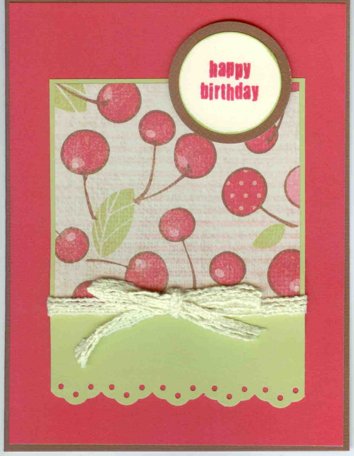 Sheila's Stamping Stuff: Happy "Cherry" Birthday