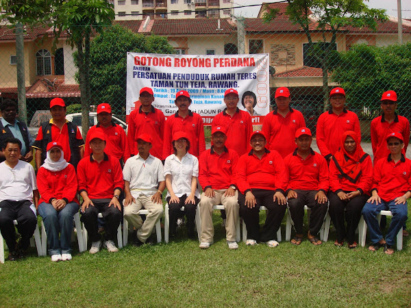 Gambar AJK persatuan bersama ADUN Rawang YB Gan Pei Nei