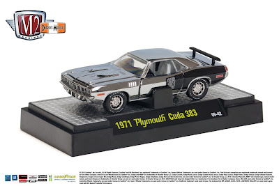 M2 Machines 1971 Plymouth Barracuda 383 Limited Edition Chrome 1/64th Scale Diecast