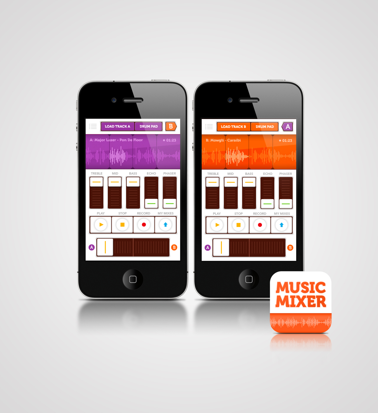Digital Buyologie Malibu Rum DJ Music Mixer App