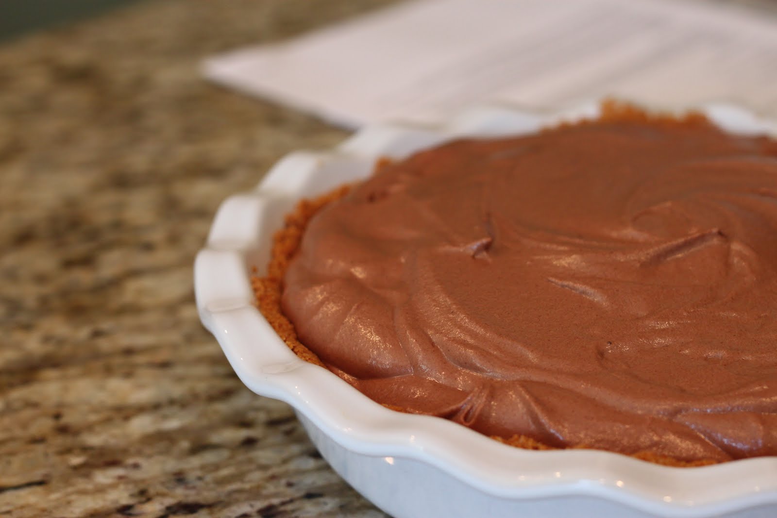 Thank God It's Pieday Cinnamon Chocolate Mousse Pie