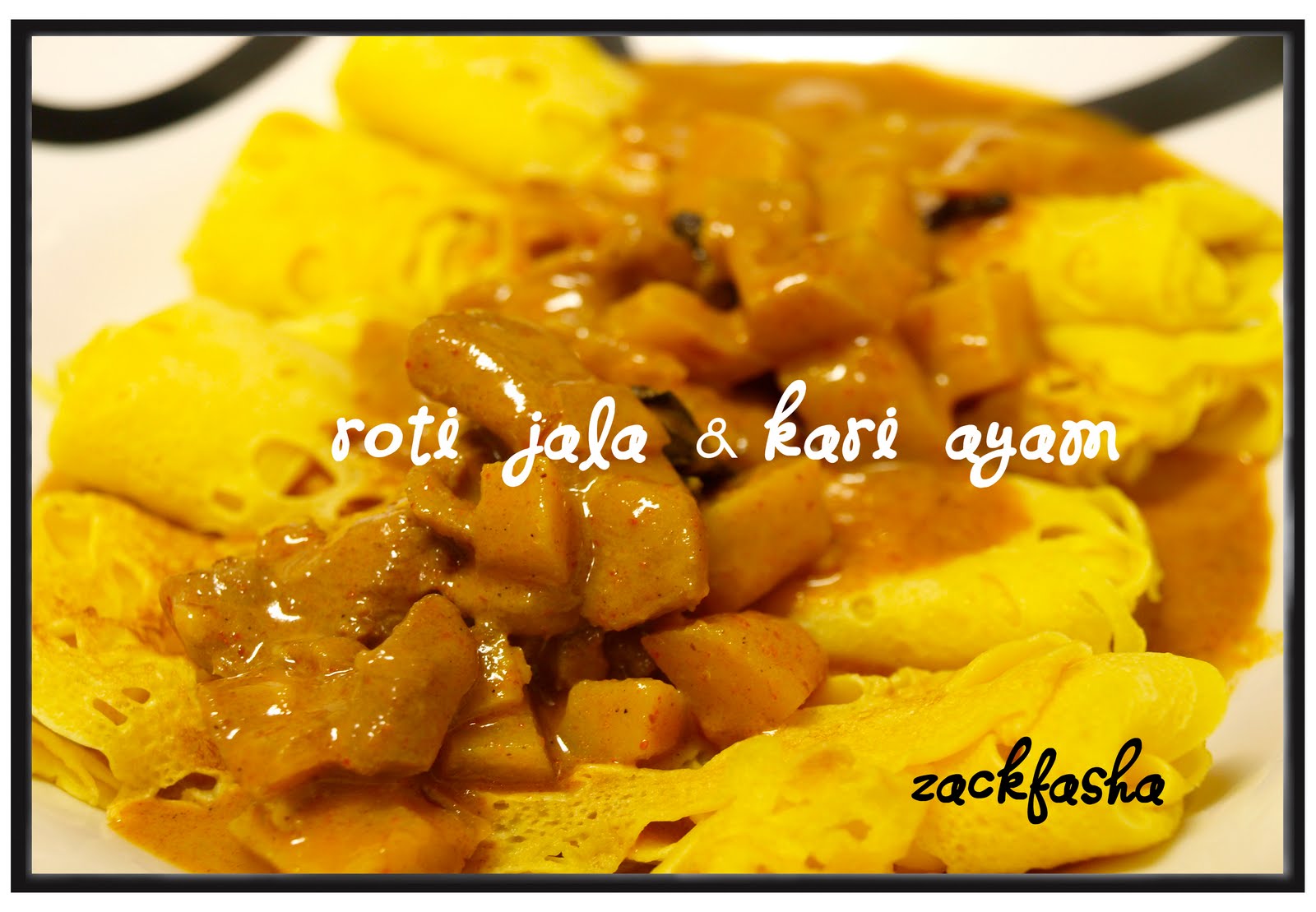 Perantau Kota Resipi Roti Jala Dan Kari Ayam