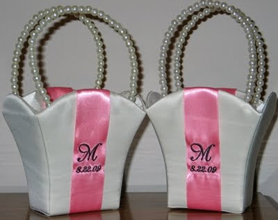 flower girl baskets and ring bearer pillows