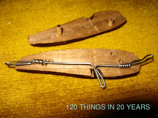 120 things in 20 years: Handmade fishing lures - Through wire