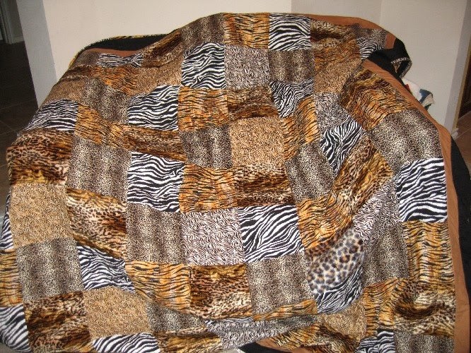 The Bossy Quilter Animal print quilt