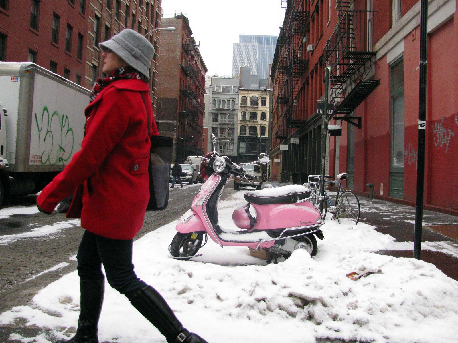 Pink Scooter