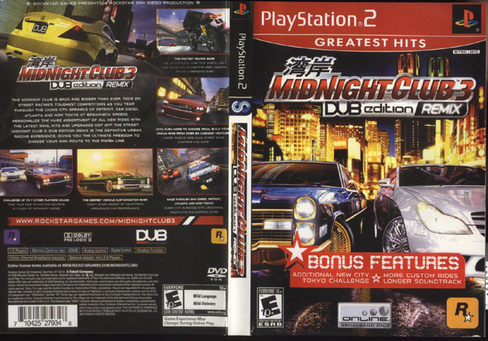 Cheat Codes Ps2 Game Midnight Club 3 Dub Edition