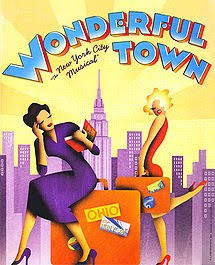 Poster for Leonard Bernstein's musical Wonderful Town. Image from Wikipedia.