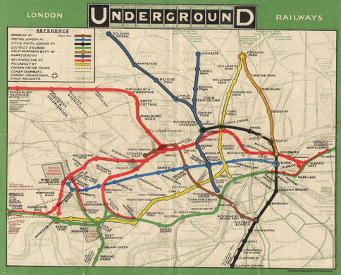 London Tube  on The Guardian   A History Of The Iconic London Tube Map In Pictures