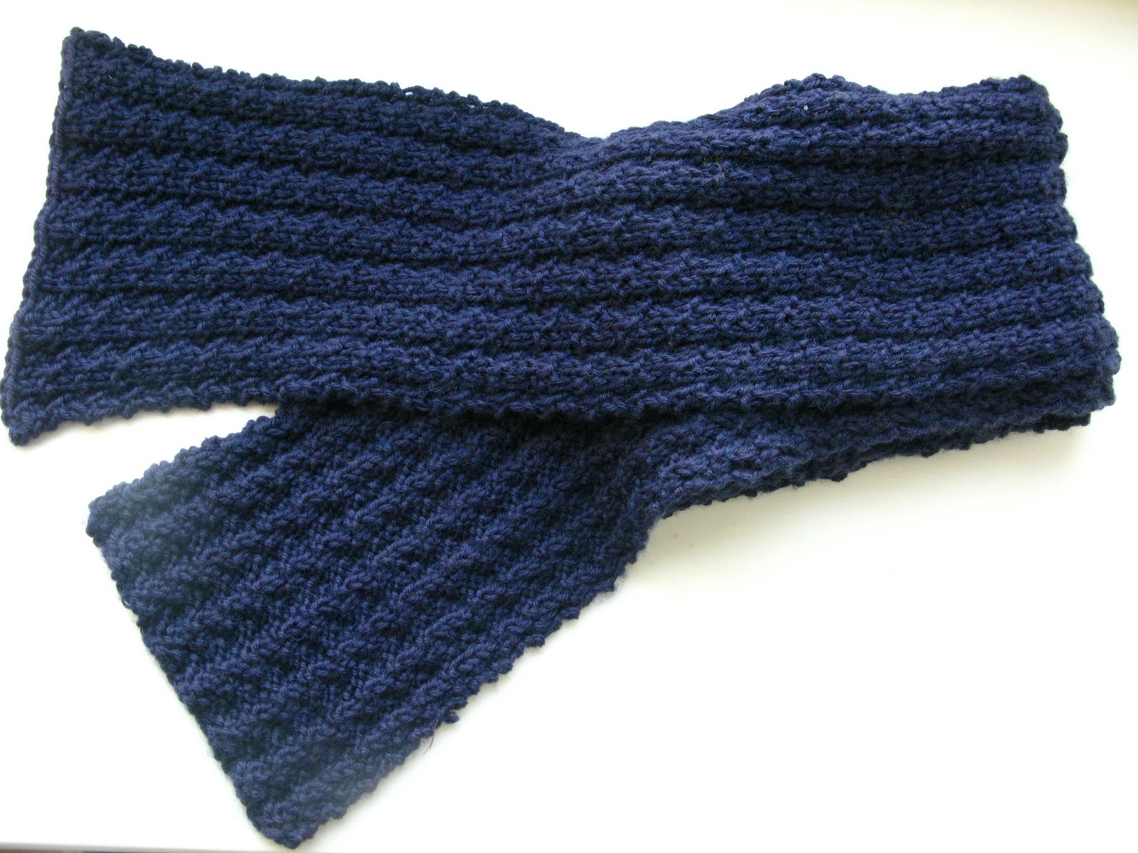 Une echarpe bleue
