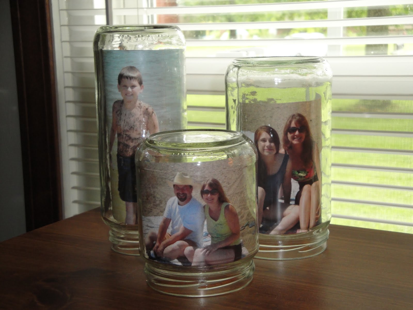 Little Bits Glass Jar Picture Frames