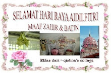 Salam AidilFitri dari Azie (Qistina Cottage)