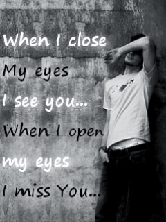 Download Miss You Love Sad Boy Pic PNG