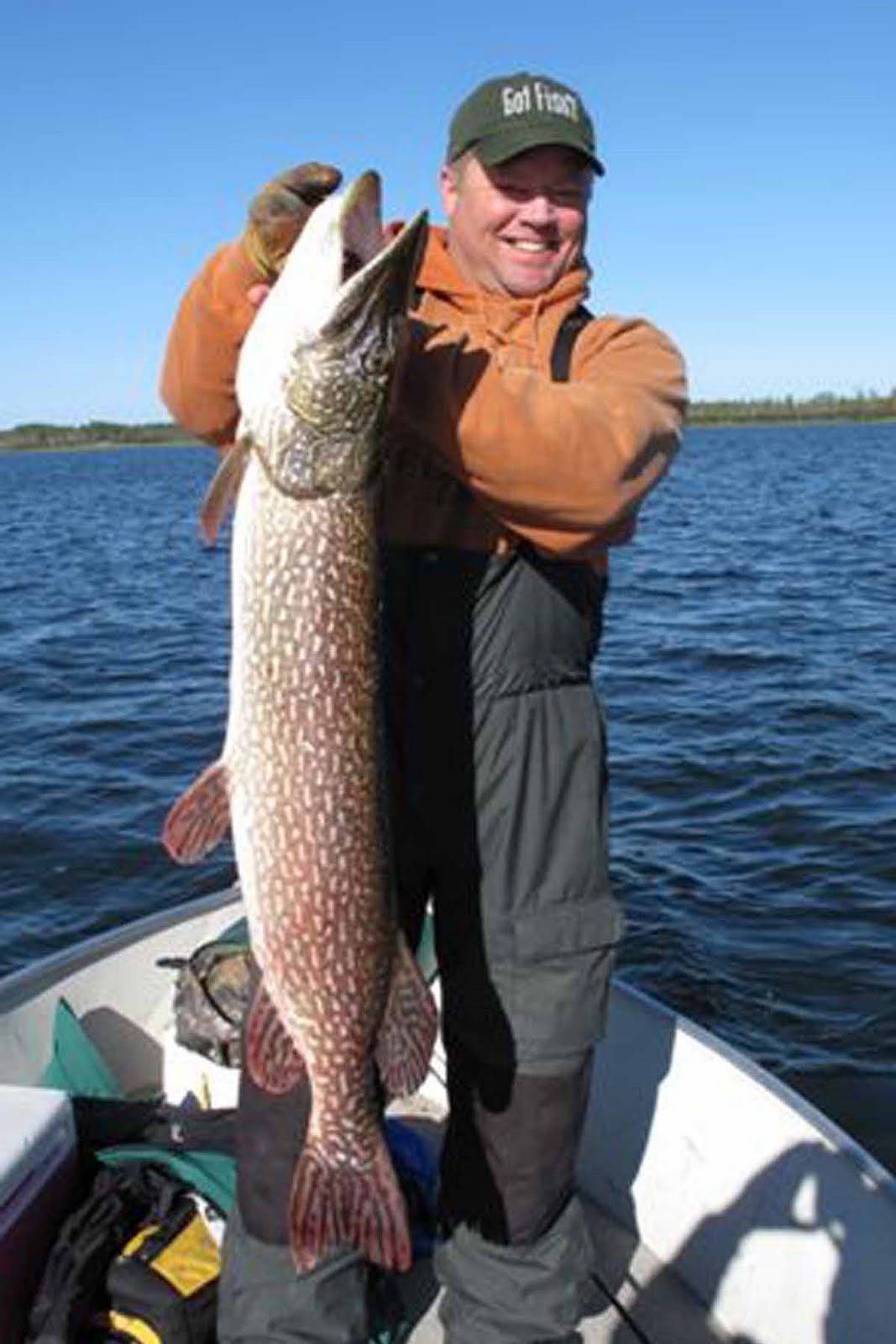 Canada's Gods Lake Lodge August Pike fishing success