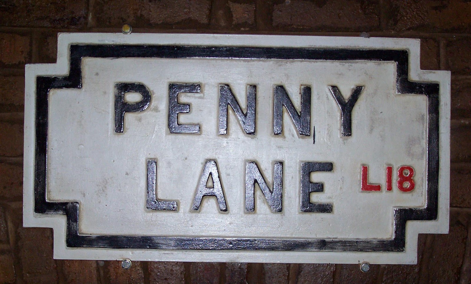 Penny Lane Sign