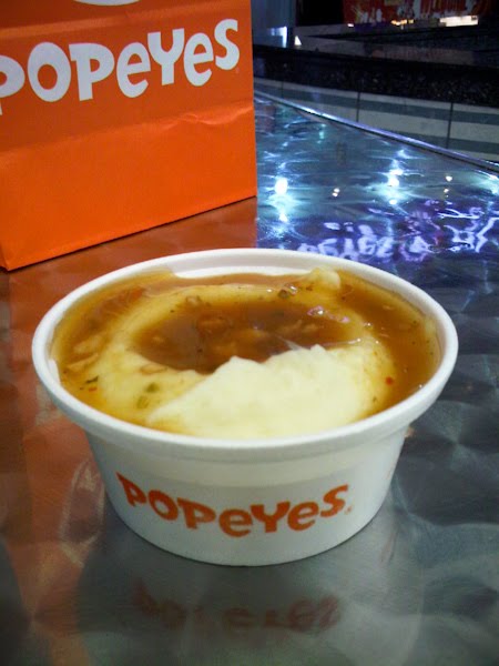 Image result for popeyes mashed potatoes and gravy