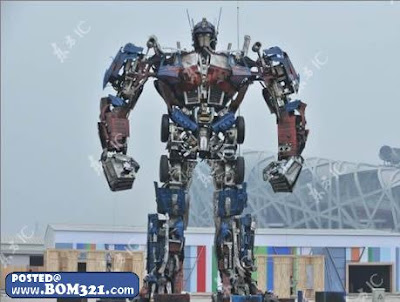 Optimus Prime Dari Barangan Kitar Semula | Optimus prime from recycle