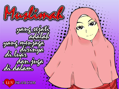 animasi  Wanita Muslimah 6