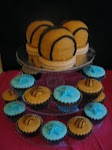 basketball cupcakes