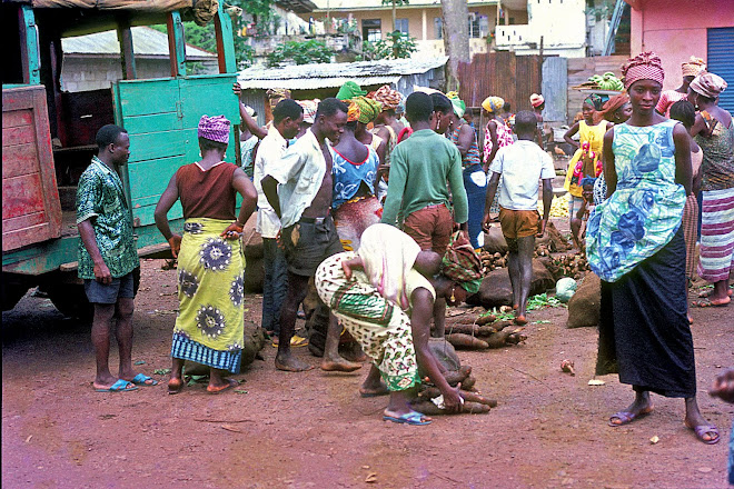 Lorry Yard in Kenema