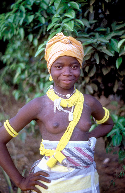 Moiyatu in 1969 when she was initiated into the Bundu Society