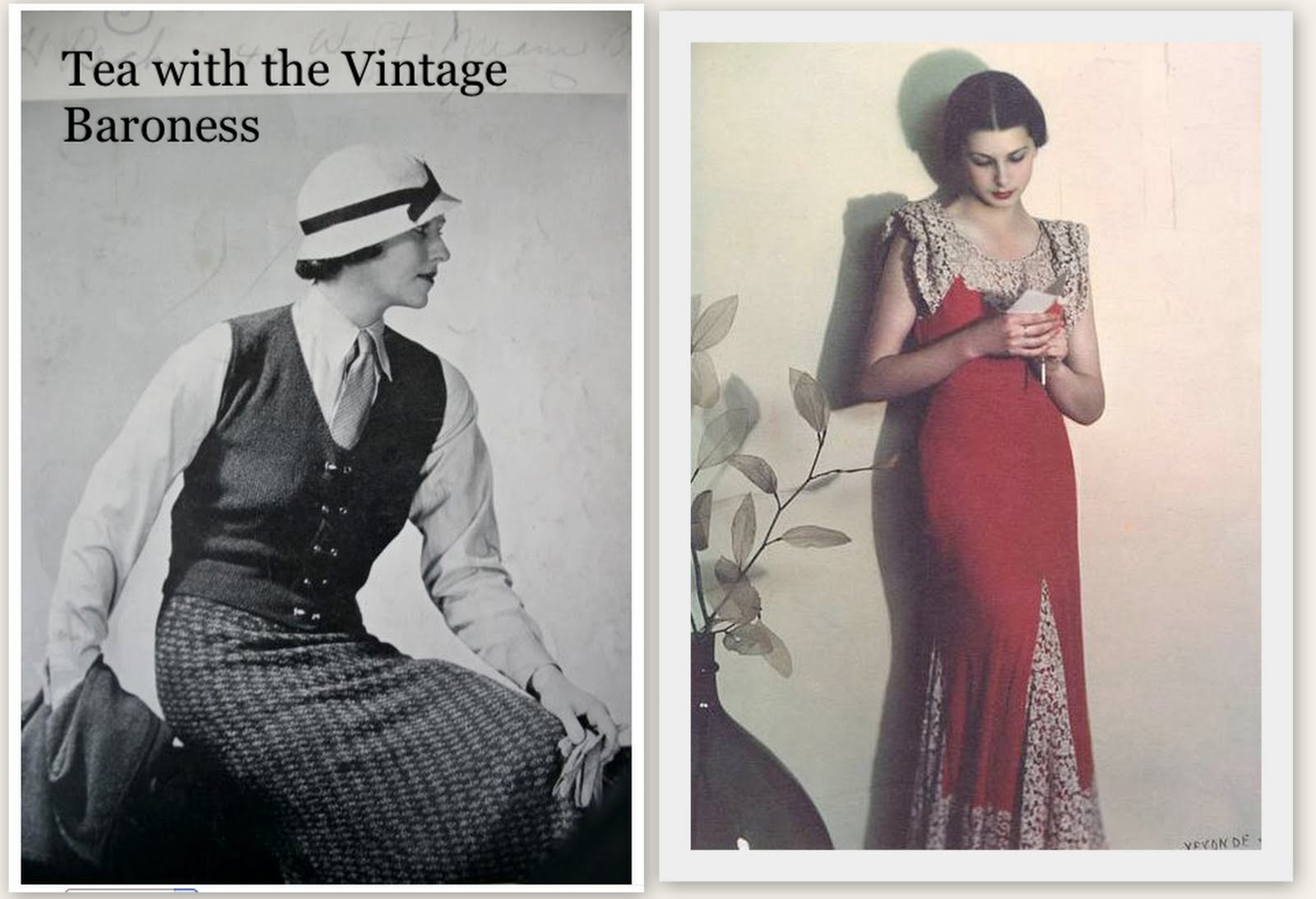 Tea with the Vintage Baroness