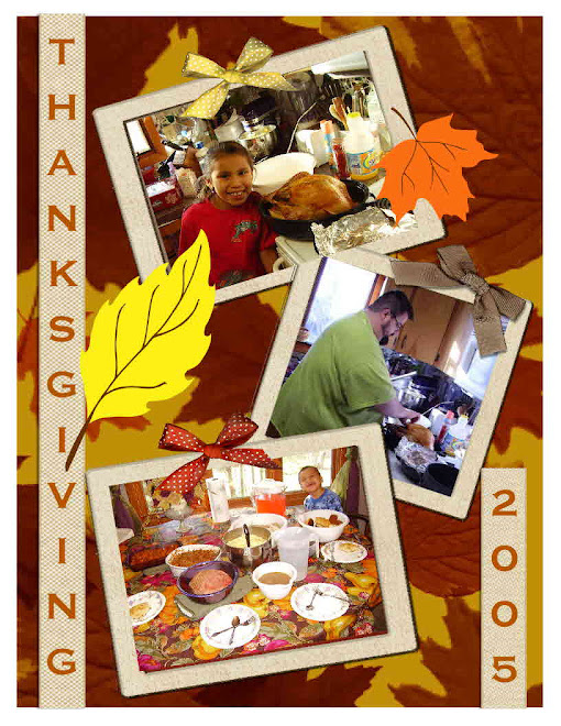 Our first thanksgiving with the children.