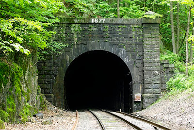 The East entrance to the Hoosac Tunnel in Florida, Mass