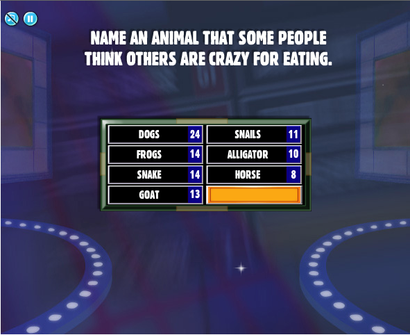 Facebook Family Feud Cheats: Name an animal that some people think