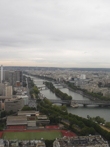 A view from the Eiffel Tower