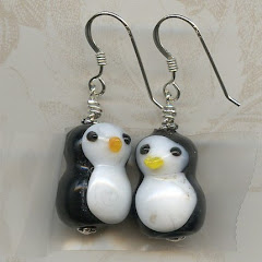 Happy Penguin earrings