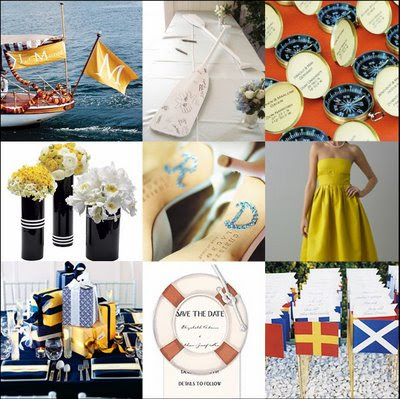 Perfect for planning a proper and preppy nautical themed wedding 