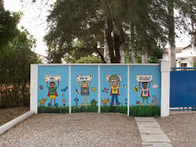Mural outside a preschool in Accra, Ghana: "WE ARE SUPER KIDS!"